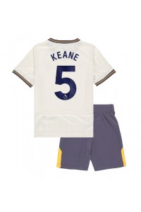 Fotbalové Dres Everton Michael Keane #5 Dětské Třetí Oblečení 2024-25 Krátký Rukáv (+ trenýrky)